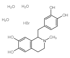 DL-LAUDANOSOLINE HYDROBROMIDE TRIHYDRATE Structure