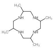 2,5,8,11-Tetramethyl-1,4,7,10-tetraazacyclododecane structure