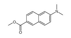 Methyl 6-(dimethylamino)-2-naphthoate结构式