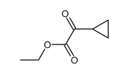 cyclopropyl-oxoacetic acid ethyl ester结构式