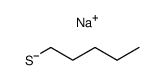 1-pentanethiol, sodium salt结构式