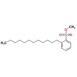 十二烷基苯磺酸甲酯结构式