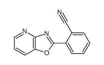 2-(Oxazolo[4,5-b]pyridine-2-yl)benzonitrile结构式