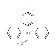 ethyltriphenylarsonium iodide Structure