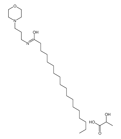 2-hydroxypropanoate,N-(3-morpholin-4-ium-4-ylpropyl)octadecanamide Structure