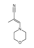 2-Propenenitrile,2-methyl-3-(4-morpholinyl)-,(E)- (9CI) Structure