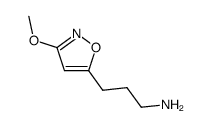 5-Isoxazolepropanamine,3-methoxy-(9CI)结构式