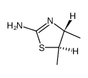 2-Thiazolamine,4,5-dihydro-4,5-dimethyl-,(4R,5R)-(9CI) Structure