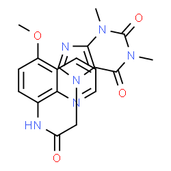 7H-Purine-7-acetamide,1,2,3,6-tetrahydro-N-(5-methoxy-8-quinolinyl)-1,3-dimethyl-2,6-dioxo-(9CI) picture