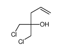 1-chloro-2-(chloromethyl)pent-4-en-2-ol Structure