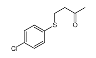 4-(4-chlorophenyl)sulfanylbutan-2-one Structure