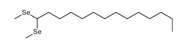 1,1-bis(methylselanyl)tetradecane Structure