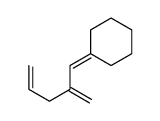 2-methylidenepent-4-enylidenecyclohexane Structure