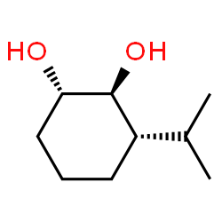 1,2-Cyclohexanediol, 3-(1-methylethyl)-, (1S,2S,3S)- (9CI) Structure