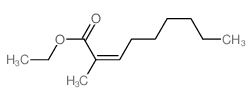 ethyl (Z)-2-methylnon-2-enoate结构式