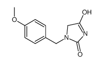 2,4-IMIDAZOLIDINEDIONE, 1-[(4-METHOXYPHENYL)METHYL]-结构式