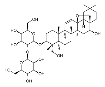 3-O-β-D-glucopyranosyl-(1->2)-β-D-galactopyranosyl saikogenin F Structure