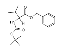 Boc valine benzyl ester结构式