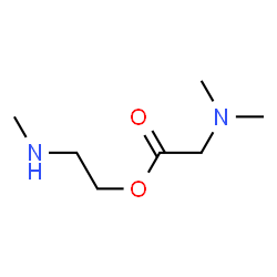 Glycine, N,N-dimethyl-, 2-(methylamino)ethyl ester (9CI) structure