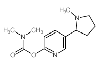 [5-(1-methylpyrrolidin-2-yl)pyridin-2-yl] N,N-dimethylcarbamate Structure