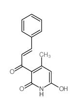 6-hydroxy-4-methyl-5-(3-phenylprop-2-enoyl)-1H-pyridin-2-one picture