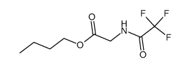 N-(Trifluoroacetyl)glycine butyl ester Structure