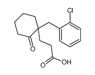 3-[1-[(2-chlorophenyl)methyl]-2-oxo-cyclohexyl]propanoic acid picture