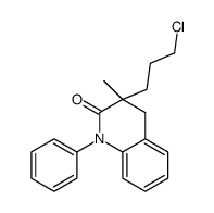 3-(3-chloropropyl)-3-methyl-1-phenyl-4H-quinolin-2-one结构式