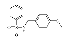 N-(4-methoxybenzyl)benzenesulfonamide structure