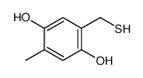 2-methyl-5-(sulfanylmethyl)benzene-1,4-diol结构式