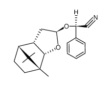 [2R-(2α(R*),3aα,4α,7α,7aα)]-α-[(2,3,3a,4,5,6,7,7a-Octahydro-7,8,8-trimethyl-4,7-methanobenzofuran-2-yl)oxy]benzolacetonitril结构式