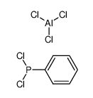 phenylphosphonous acid dichloride, compound with aluminium trichloride (1:1) Structure