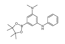 3-N,3-N-dimethyl-1-N-phenyl-5-(4,4,5,5-tetramethyl-1,3,2-dioxaborolan-2-yl)benzene-1,3-diamine Structure