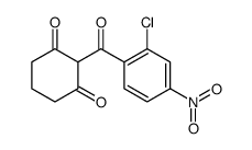 2-(2-chloro-4-nitrobenzoyl)cyclohexane-1,3-dione结构式