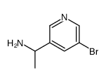 1-(5-bromopyridin-3-yl)ethanamine structure