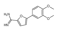 5-(3,4-dimethoxyphenyl)furan-2-carboximidamide结构式