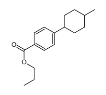 propyl 4-(4-methylcyclohexyl)benzoate Structure