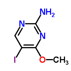 2-Amino-5-iodo-4-methoxypyrimidine Structure