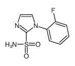 1-(2-fluorophenyl)imidazole-2-sulfonamide结构式