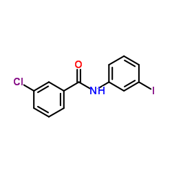 3-Chloro-N-(3-iodophenyl)benzamide Structure