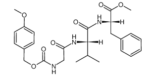 Z(OMe)-Gly-Val-Phe-OMe结构式