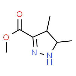 2-Pyrazoline-3-carboxylic acid,4,5-dimethyl-,methyl ester (7CI) structure