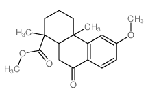 methyl (1S,4aS,10aS)-6-methoxy-1,4a-dimethyl-9-oxo-3,4,10,10a-tetrahydro-2H-phenanthrene-1-carboxylate Structure