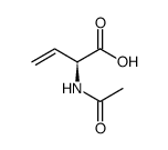 3-Butenoic acid, 2-(acetylamino)-, (S)结构式