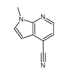 1-methylpyrrolo[2,3-b]pyridine-4-carbonitrile Structure