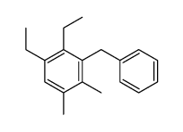 3-benzyl-1,2-diethyl-4,5-dimethylbenzene Structure