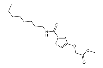 methyl 2-[5-(octylcarbamoyl)thiophen-3-yl]oxyacetate Structure