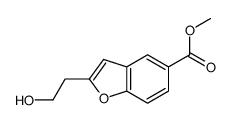 methyl 2-(2-hydroxyethyl)-1-benzofuran-5-carboxylate Structure