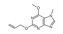 2-(allyloxy)-6-methoxy-7-methyl-7H-purine结构式