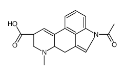 (6aR,9R)-4-acetyl-7-methyl-6,6a,8,9-tetrahydroindolo[4,3-fg]quinoline-9-carboxylic acid Structure